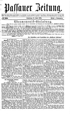 Passauer Zeitung Samstag 15. Juni 1872