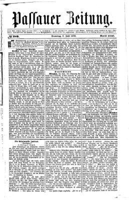 Passauer Zeitung Dienstag 2. Juli 1872