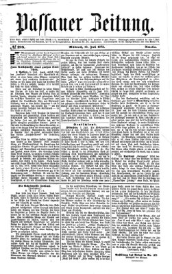 Passauer Zeitung Mittwoch 10. Juli 1872