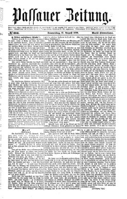 Passauer Zeitung Donnerstag 15. August 1872