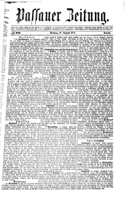 Passauer Zeitung Montag 19. August 1872