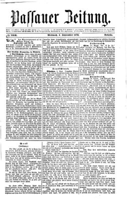 Passauer Zeitung Mittwoch 4. September 1872