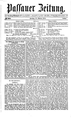 Passauer Zeitung Freitag 18. Oktober 1872