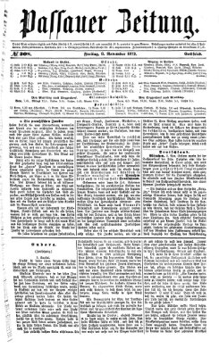 Passauer Zeitung Freitag 8. November 1872