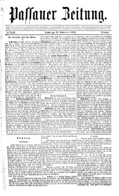 Passauer Zeitung Samstag 16. November 1872