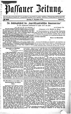 Passauer Zeitung Freitag 6. Dezember 1872