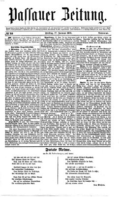 Passauer Zeitung Freitag 17. Januar 1873