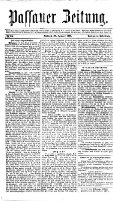 Passauer Zeitung Montag 20. Januar 1873