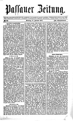 Passauer Zeitung Montag 27. Januar 1873