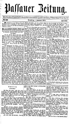 Passauer Zeitung Samstag 1. Februar 1873