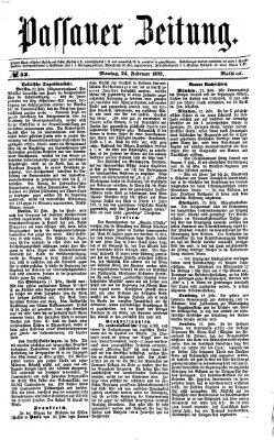 Passauer Zeitung Montag 24. Februar 1873