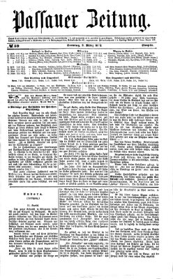 Passauer Zeitung Sonntag 2. März 1873