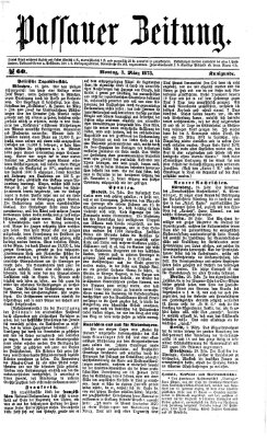 Passauer Zeitung Montag 3. März 1873