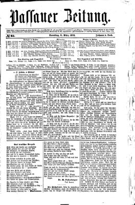 Passauer Zeitung Samstag 8. März 1873