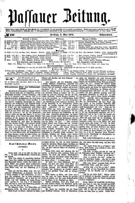 Passauer Zeitung Freitag 2. Mai 1873