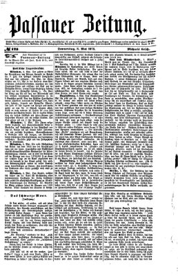 Passauer Zeitung Donnerstag 8. Mai 1873