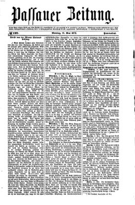 Passauer Zeitung Montag 12. Mai 1873