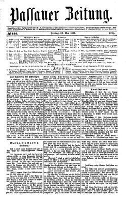 Passauer Zeitung Freitag 30. Mai 1873