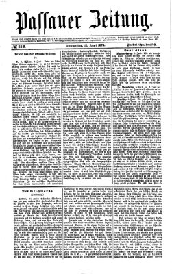 Passauer Zeitung Donnerstag 12. Juni 1873