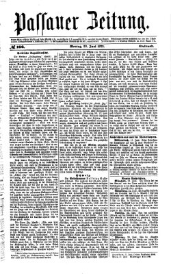 Passauer Zeitung Montag 23. Juni 1873