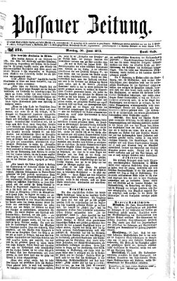 Passauer Zeitung Montag 30. Juni 1873