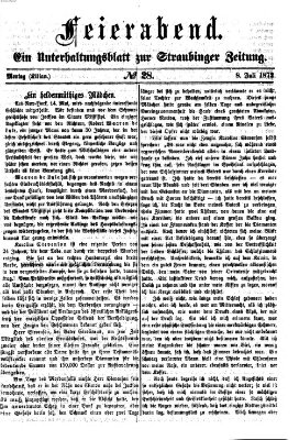 Feierabend (Straubinger Zeitung) Montag 8. Juli 1872