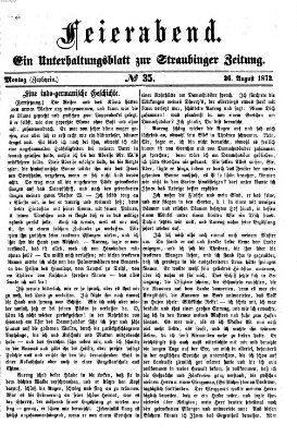 Feierabend (Straubinger Zeitung) Montag 26. August 1872