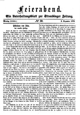 Feierabend (Straubinger Zeitung) Montag 9. Dezember 1872