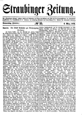 Straubinger Zeitung Donnerstag 6. März 1873