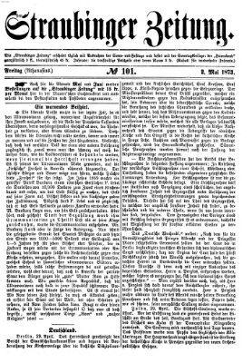 Straubinger Zeitung Freitag 2. Mai 1873