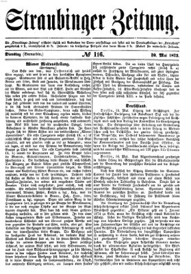 Straubinger Zeitung Dienstag 20. Mai 1873