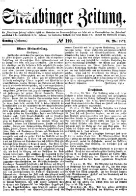 Straubinger Zeitung Samstag 24. Mai 1873