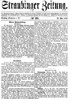 Straubinger Zeitung Dienstag 27. Mai 1873