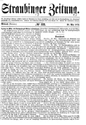 Straubinger Zeitung Mittwoch 28. Mai 1873