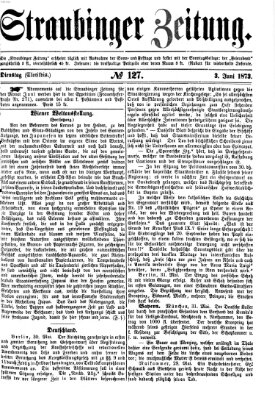 Straubinger Zeitung Dienstag 3. Juni 1873