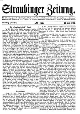 Straubinger Zeitung Dienstag 29. Juli 1873