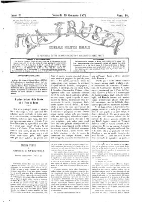 La frusta Freitag 19. Januar 1872