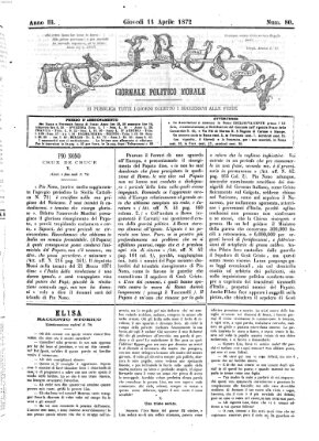 La frusta Donnerstag 11. April 1872