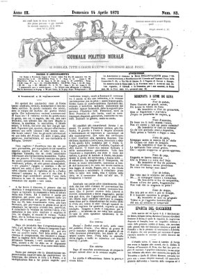 La frusta Sonntag 14. April 1872