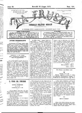 La frusta Mittwoch 12. Juni 1872