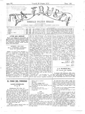 La frusta Freitag 28. Juni 1872