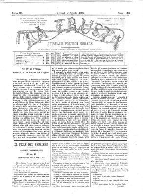 La frusta Freitag 9. August 1872