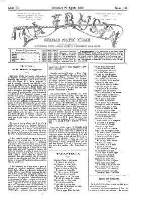 La frusta Sonntag 25. August 1872