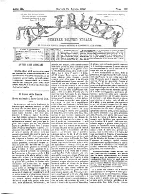 La frusta Dienstag 27. August 1872