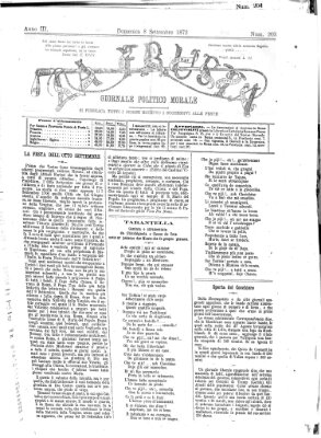 La frusta Sonntag 8. September 1872