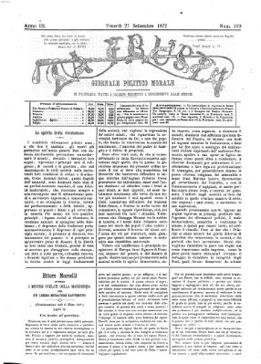 La frusta Freitag 27. September 1872