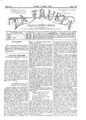 La frusta Dienstag 1. Oktober 1872