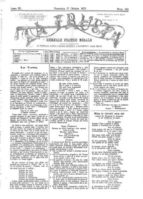 La frusta Sonntag 27. Oktober 1872