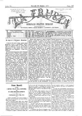 La frusta Mittwoch 30. Oktober 1872