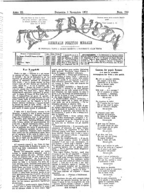 La frusta Sonntag 3. November 1872